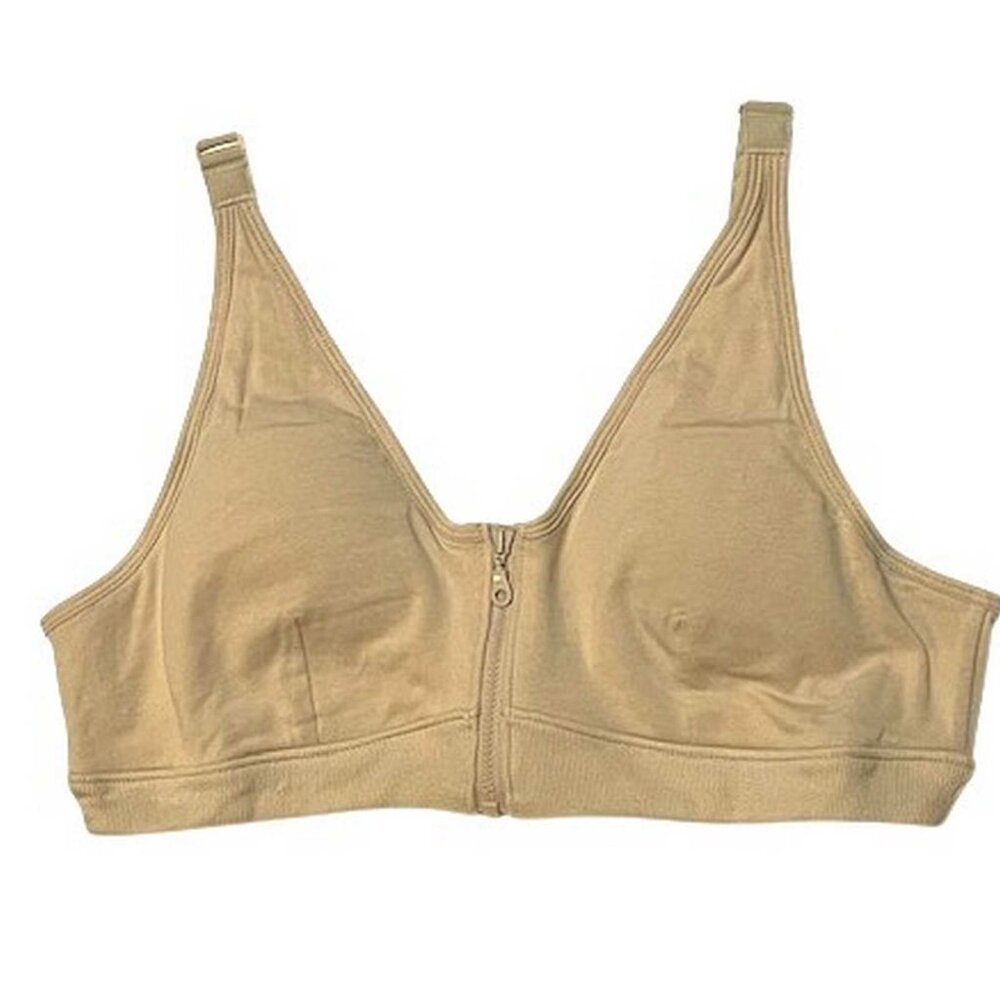 Slick Chicks Wireless Zip-Front Adaptive Bra - Picture 2 of 11